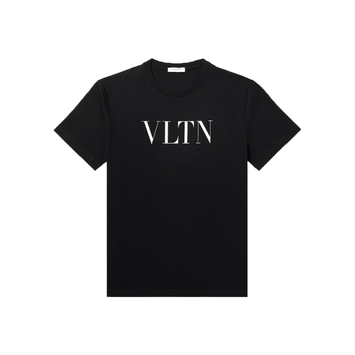 VALENTINO LOGO PRINT T-SHIRT IN BLACK