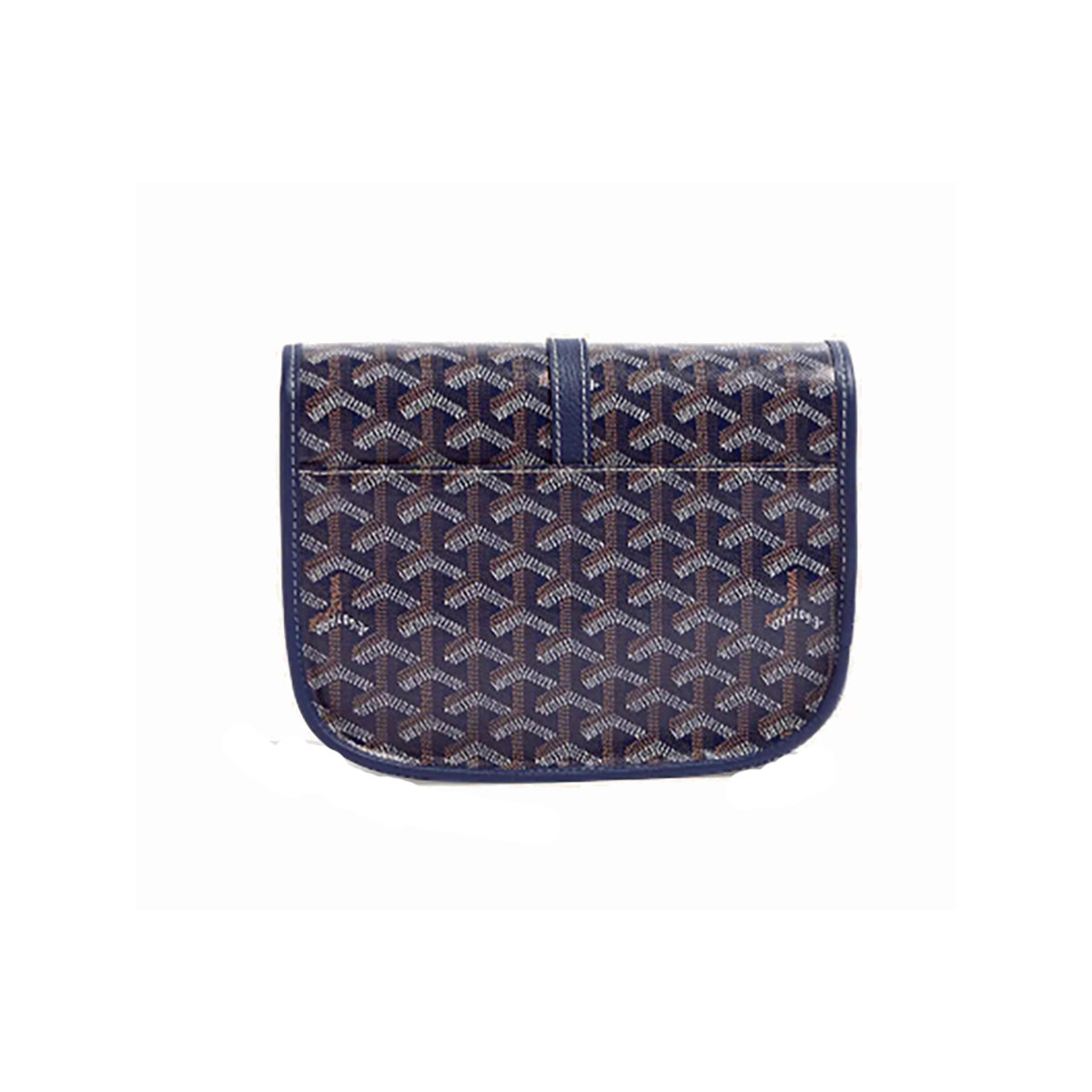 GOYARD BELVEDERE PM BAG IN NAVY BLUE