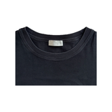 PRELOVED DIOR KENNY SCHARF EMBROIDERED LOGO T-SHIRT IN BLACK/BLUE