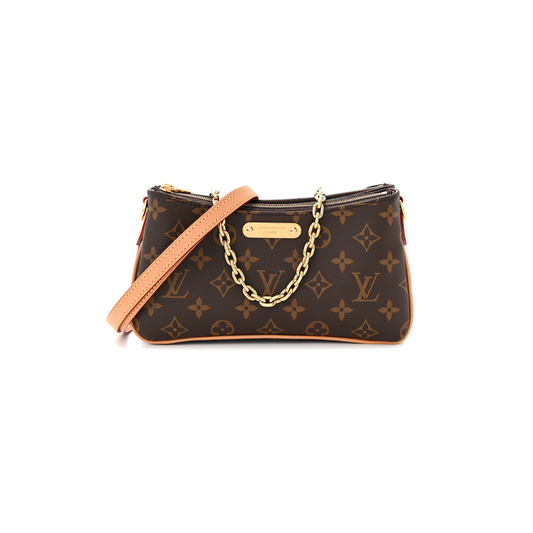 LOUIS VUITTON LIV POCHETTE BAG IN BROWN