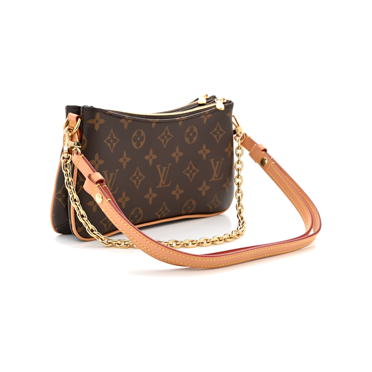 LOUIS VUITTON LIV POCHETTE BAG IN BROWN