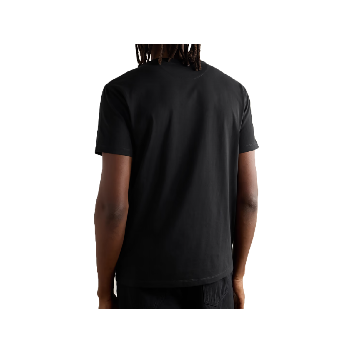 VALENTINO LOGO PRINT T-SHIRT IN BLACK