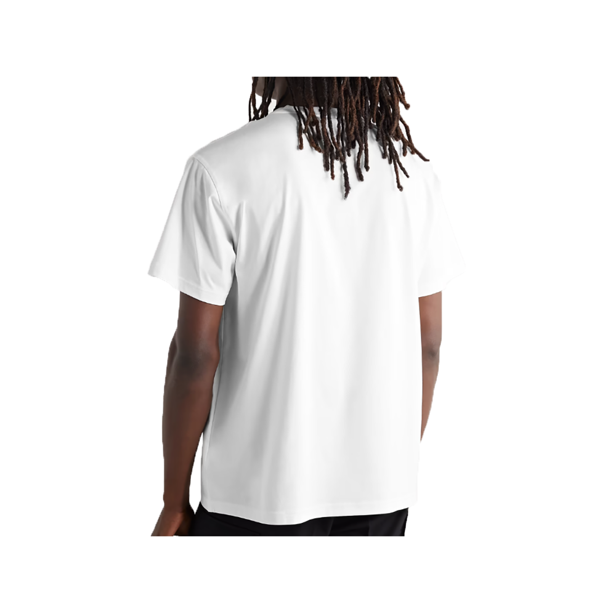 BURBERRY OVERSIZED LOGO-PRINT COTTON T-SHIRT IN WHITE