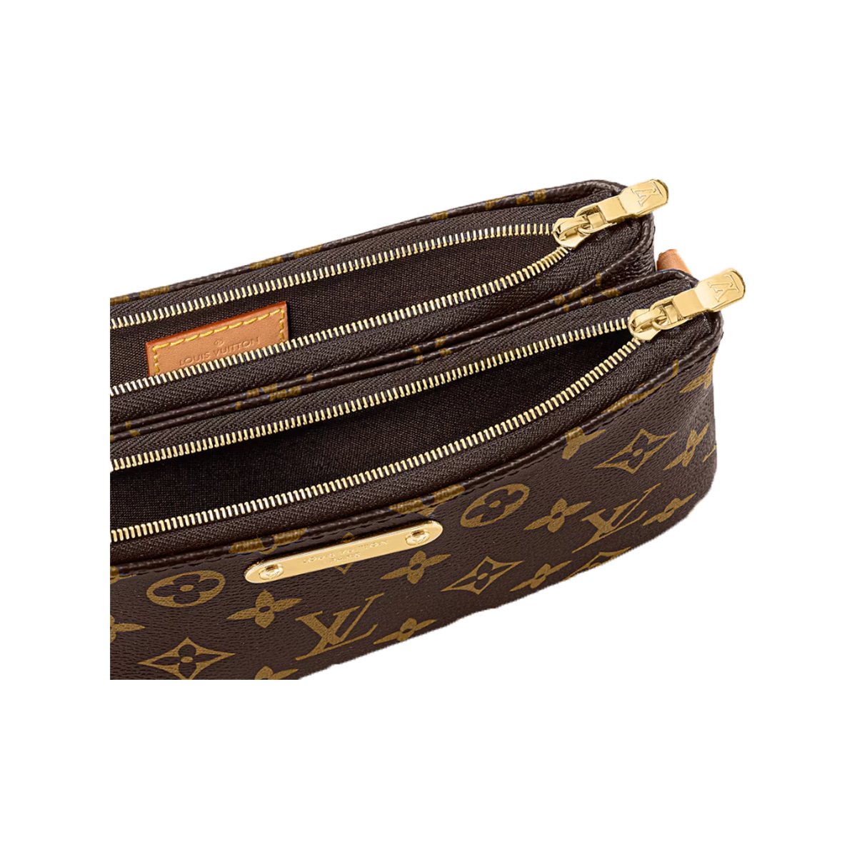 LOUIS VUITTON LIV POCHETTE BAG IN BROWN