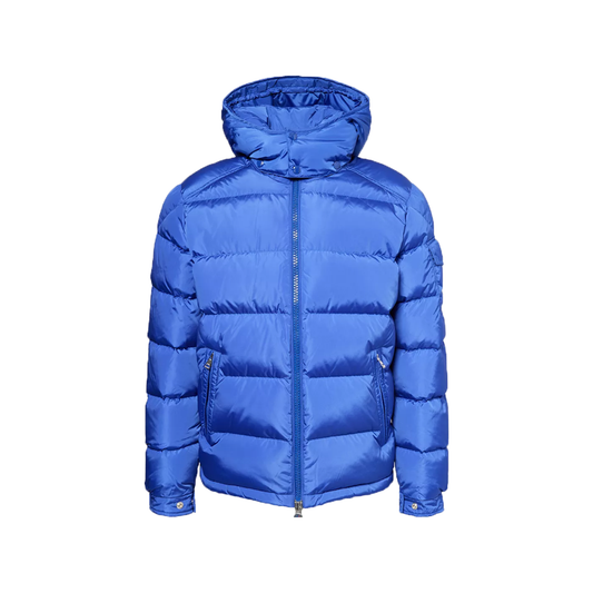 MONCLER MAYA PADDED NYLON-DOWN JACKET IN BLUE