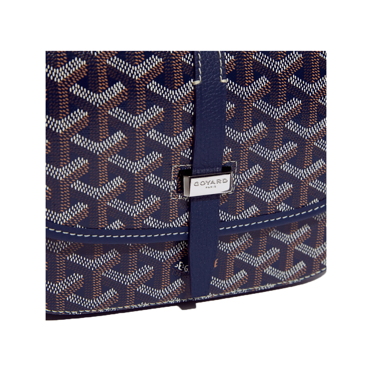 GOYARD BELVEDERE PM BAG IN NAVY BLUE