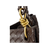 BOTTEGA VENETE PARACHUTE LARGE INTRECCIATO LEATHER SHOULDER BAG