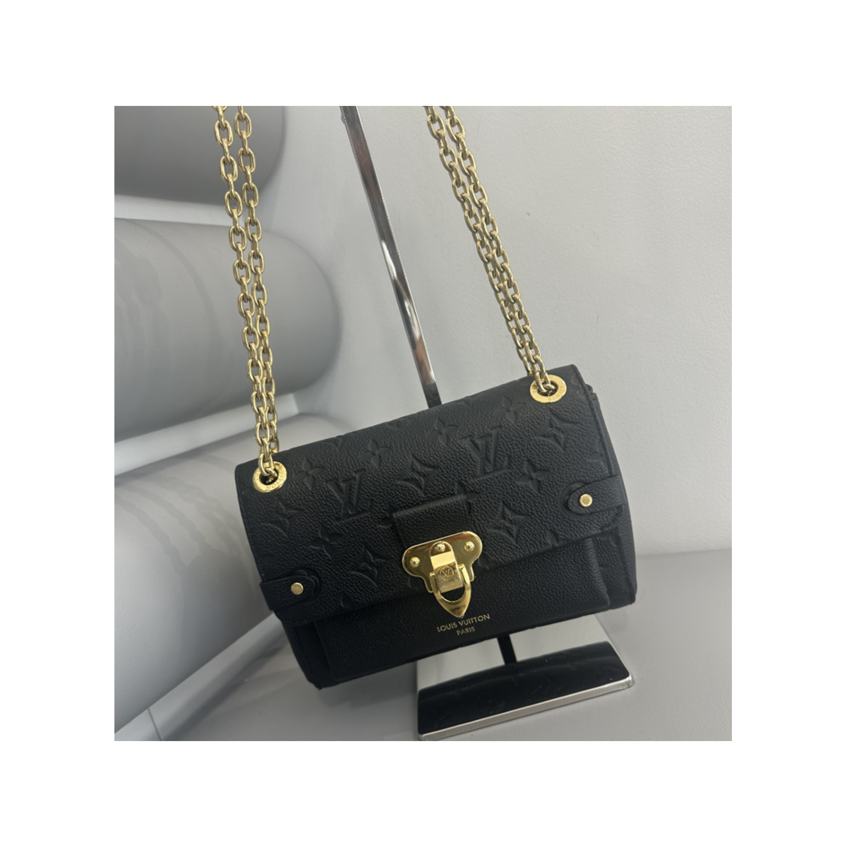 PRELOVED LOUIS VUITTON VANVIN BB BAG IN BLACK