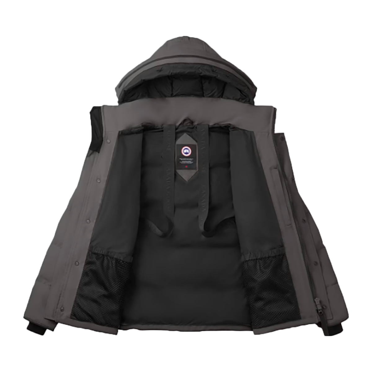 CANADA GOOSE WYNDHAM PARKA BLACK LABEL JACKET IN COASTAL GREY