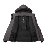 CANADA GOOSE WYNDHAM PARKA BLACK LABEL JACKET IN COASTAL GREY