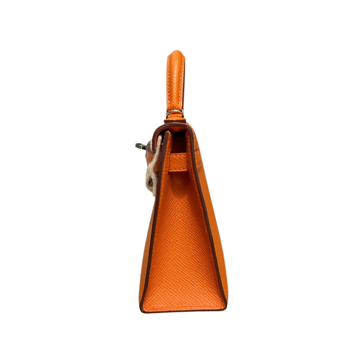 HERMES ORANGE EPSOM MINI KELLY 20
