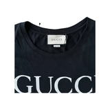 PRELOVED GUCCI GG LOGO T-SHIRT IN BLACK