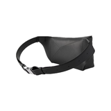 LOEWE PUZZLE EDGE SMALL LEATHER BUM BAG IN BLACK