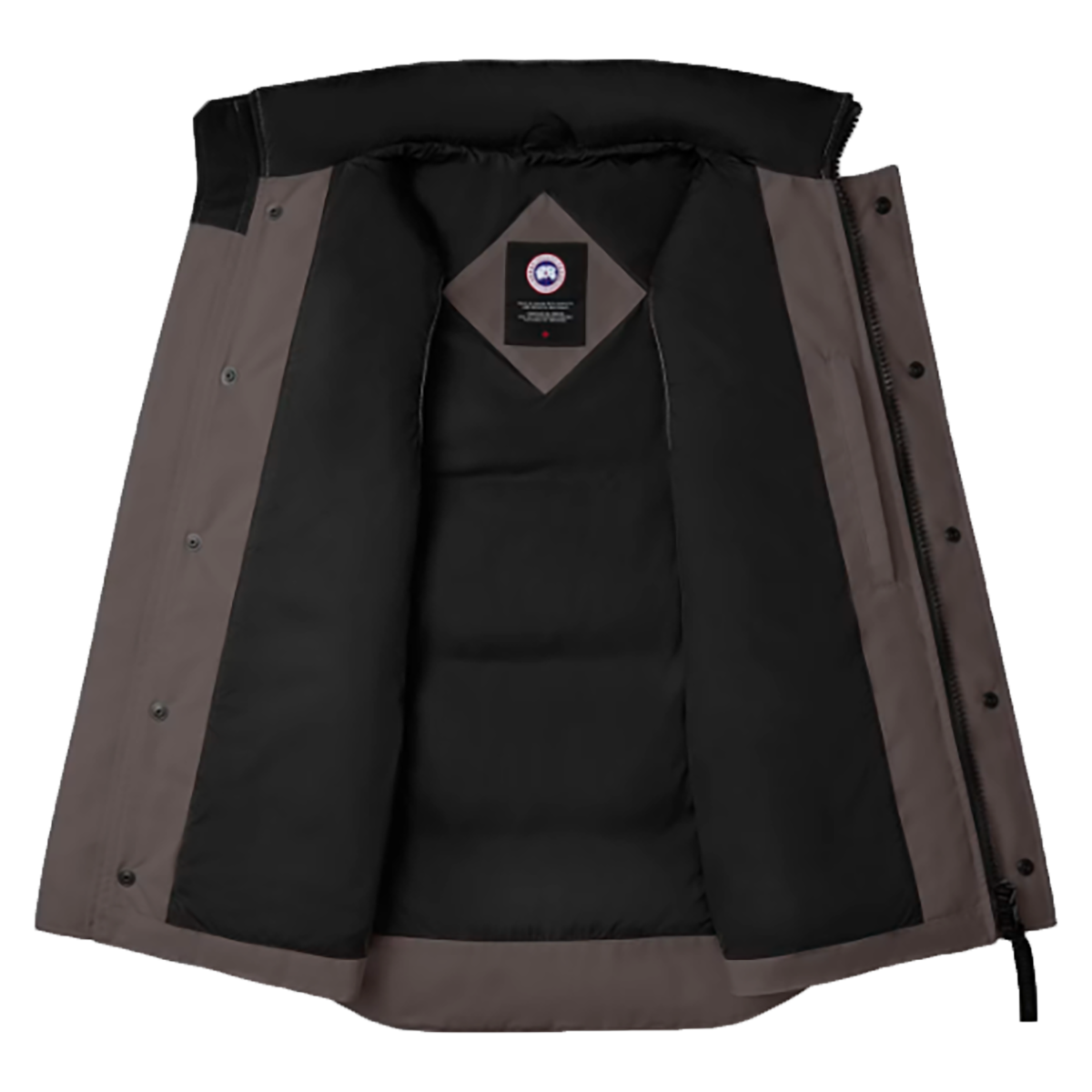 CANADA GOOSE GARSON VEST BLACK LABEL IN COASTAL GREY