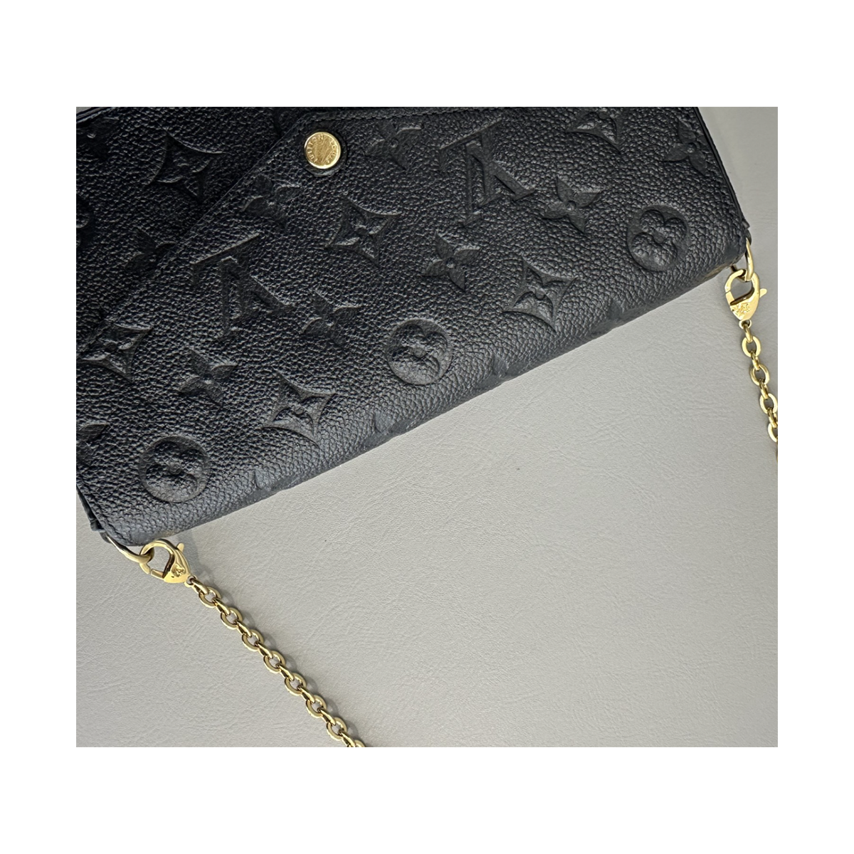 PRELOVED LOUIS VUITTON FELICIE BAG IN BLACK