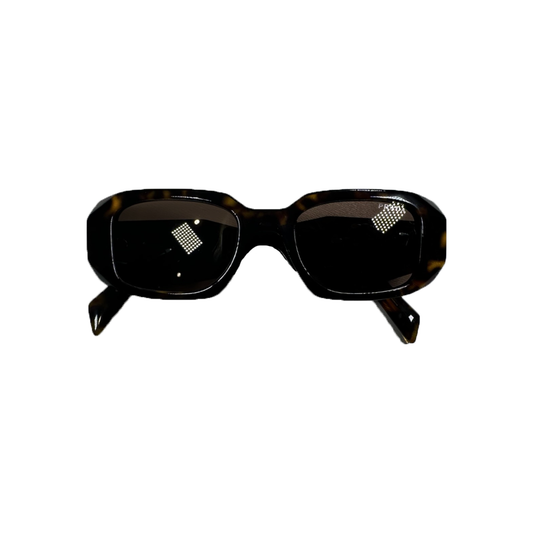 PRELOVED PRADA RECTANGLAR SUNGLASSES IN TORTOISESHELL