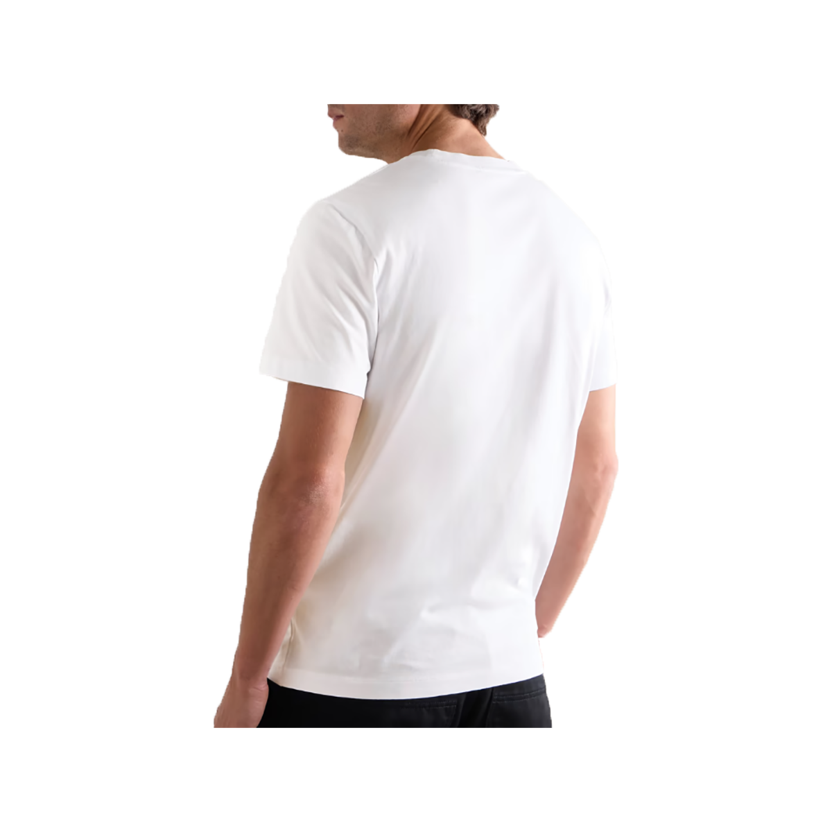 MONCLER THREE-PACK LOGO APPLIQUED T-SHIRTS IN WHITE