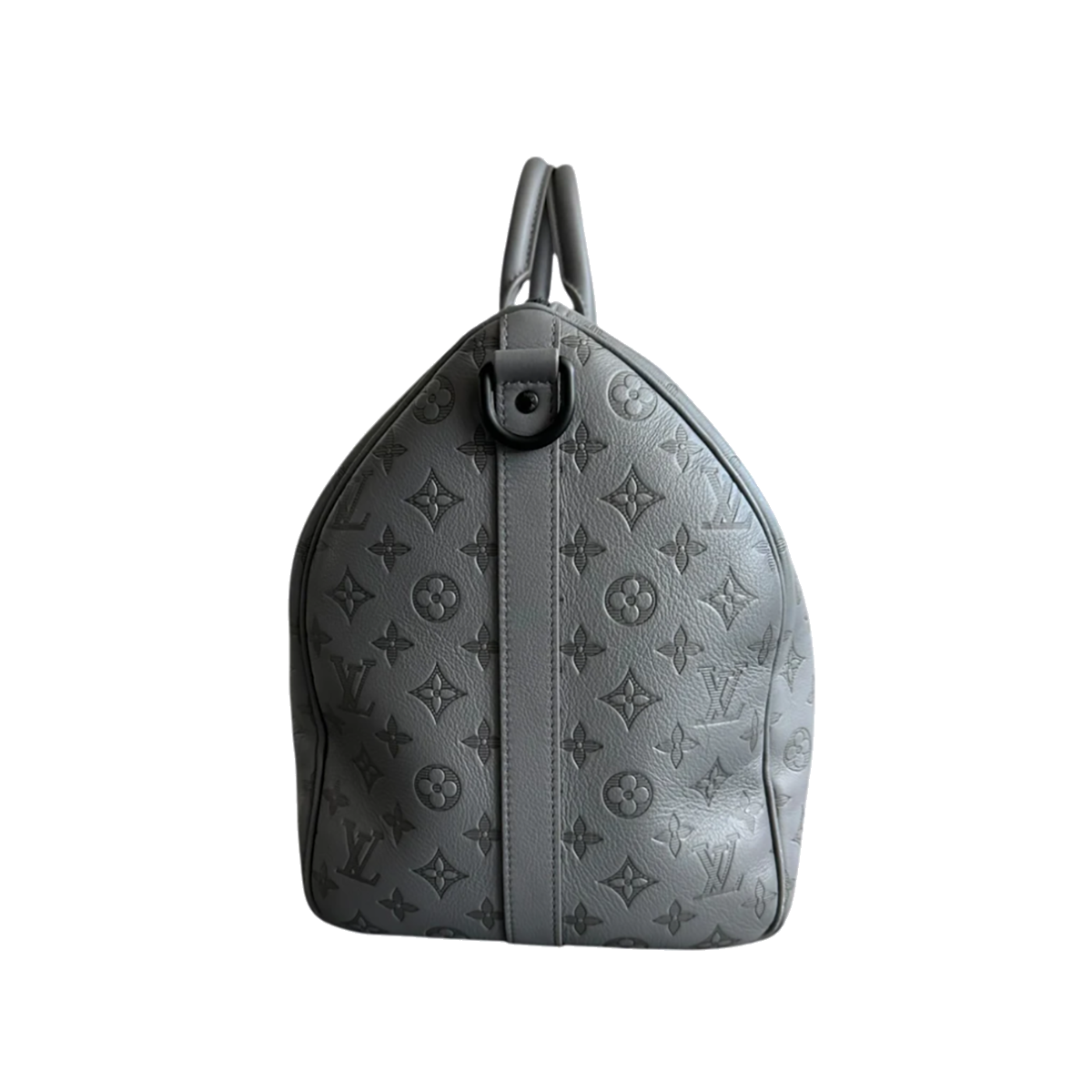 PRELOVED LOUIS VUITTTON GREY MONOGRAM SHADOW KEEPALL 50