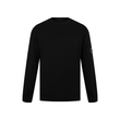 CP COMPANY LENS CREW-NECK SWEATER IN BLACK