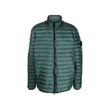 STONE ISLAND COMPASS MOTIF PADDED JACKET IN GREEN