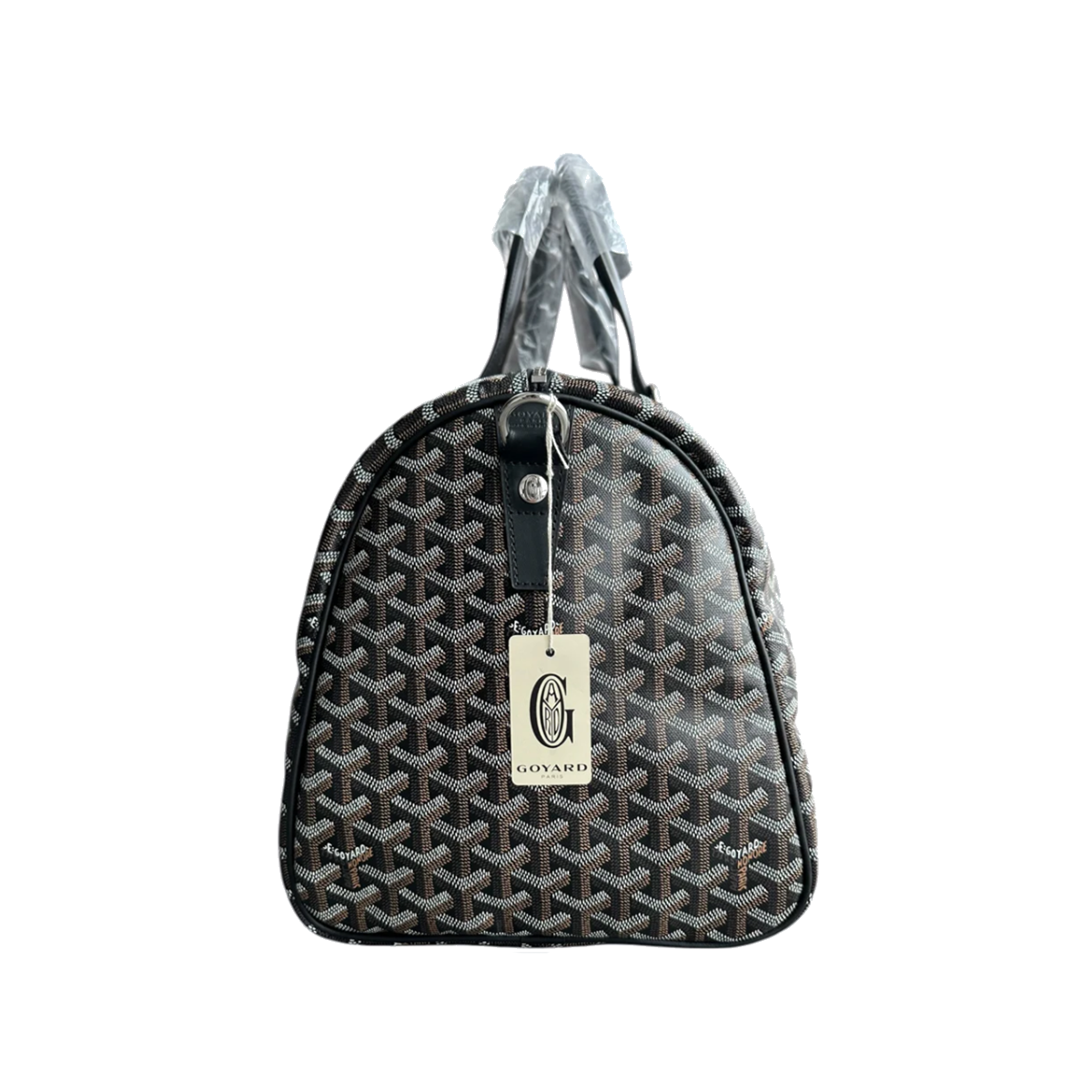 GOYARD BLACK BOSTON 50 DUFFEL BAG