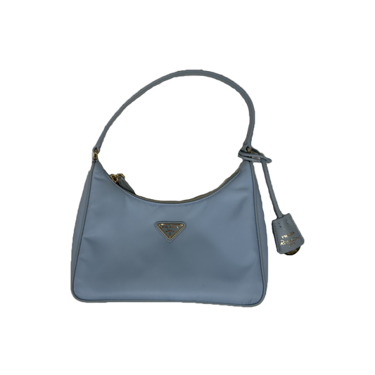 PRELOVED PRADA RE-EDITION 2005 NYLON BAG IN BLUE