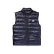 MONCLER SLIM-FIT QUILTED SHELL GILET IN NAVY