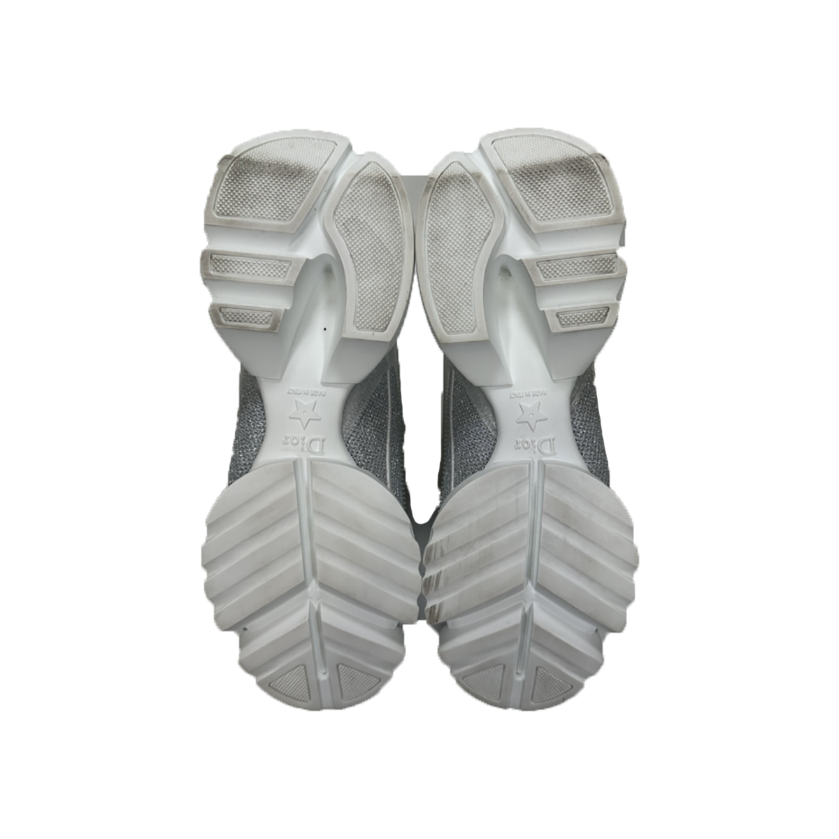 DIOR D-CONNECT TRAINERS IN WHITE