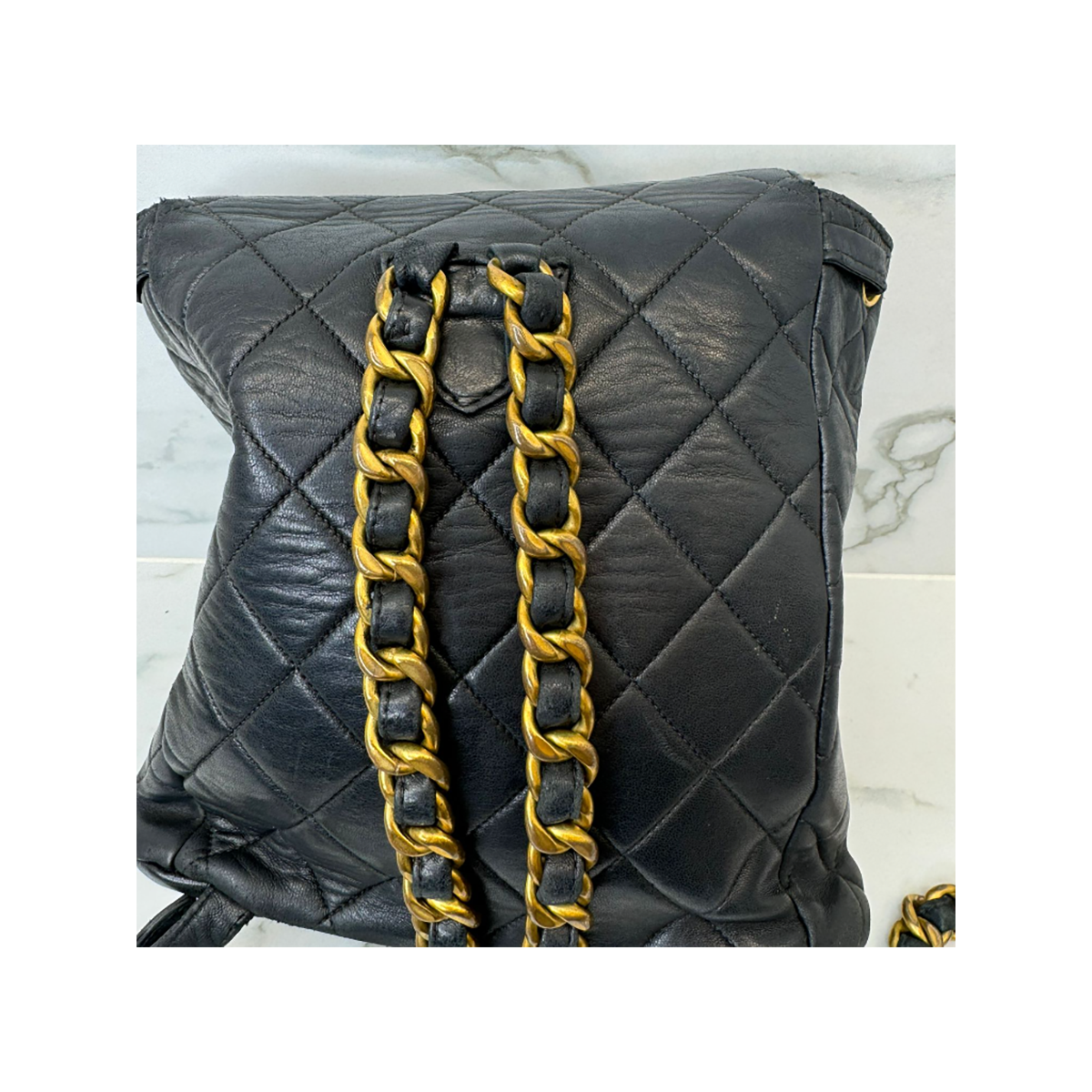 CHANEL VINTAGE DUMA LEATHER BACKPACK
