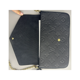 PRELOVED LOUIS VUITTON FELICIE BAG IN BLACK