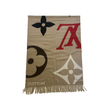PRELOVED LOUIS VUITTON MONOGRAM SCARF IN BEIGE