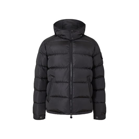 MONCLER MAYA PADDED NYLON-DOWN JACKET IN BLACK
