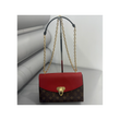 LOUIS VUITTON SAINT PLACIDE MONOGRAM AND RED BAG