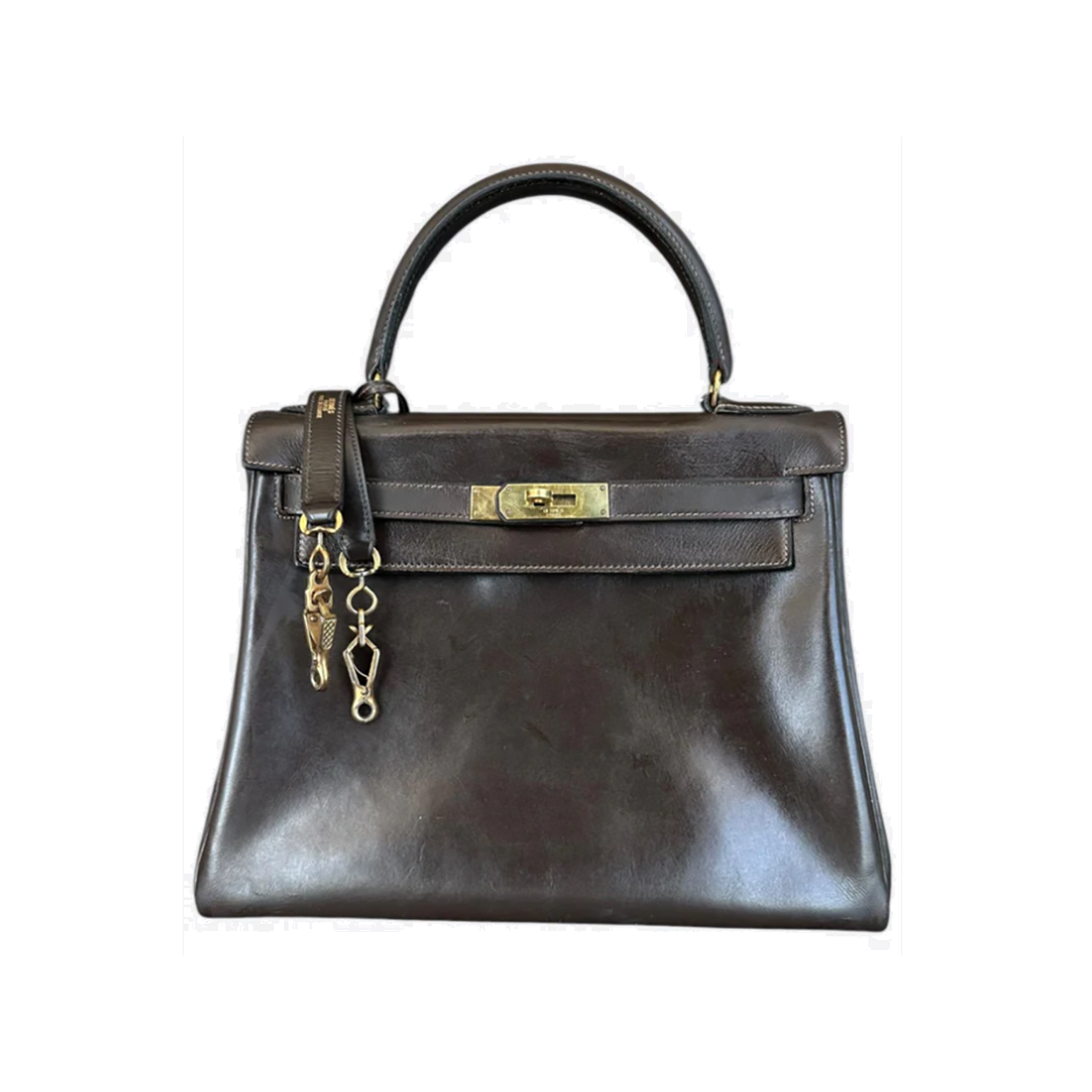 PRELOVED HERMES BROWN SWIFT KELLY 32