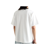CASABLANCA CASA BEACH WAVED OVERSIZED LOGO PRINT T-SHIRT IN WHITE