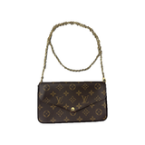 PRELOVED LOUIS VUITTON POCHETTE FELICIE BAG IN BROWN