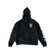 PRELOVED CHROME HEARTS DEADLY DOLL BLACK AND WHITE LOGO HOODIE