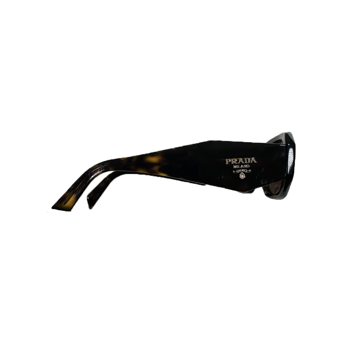 PRELOVED PRADA RECTANGLAR SUNGLASSES IN TORTOISESHELL