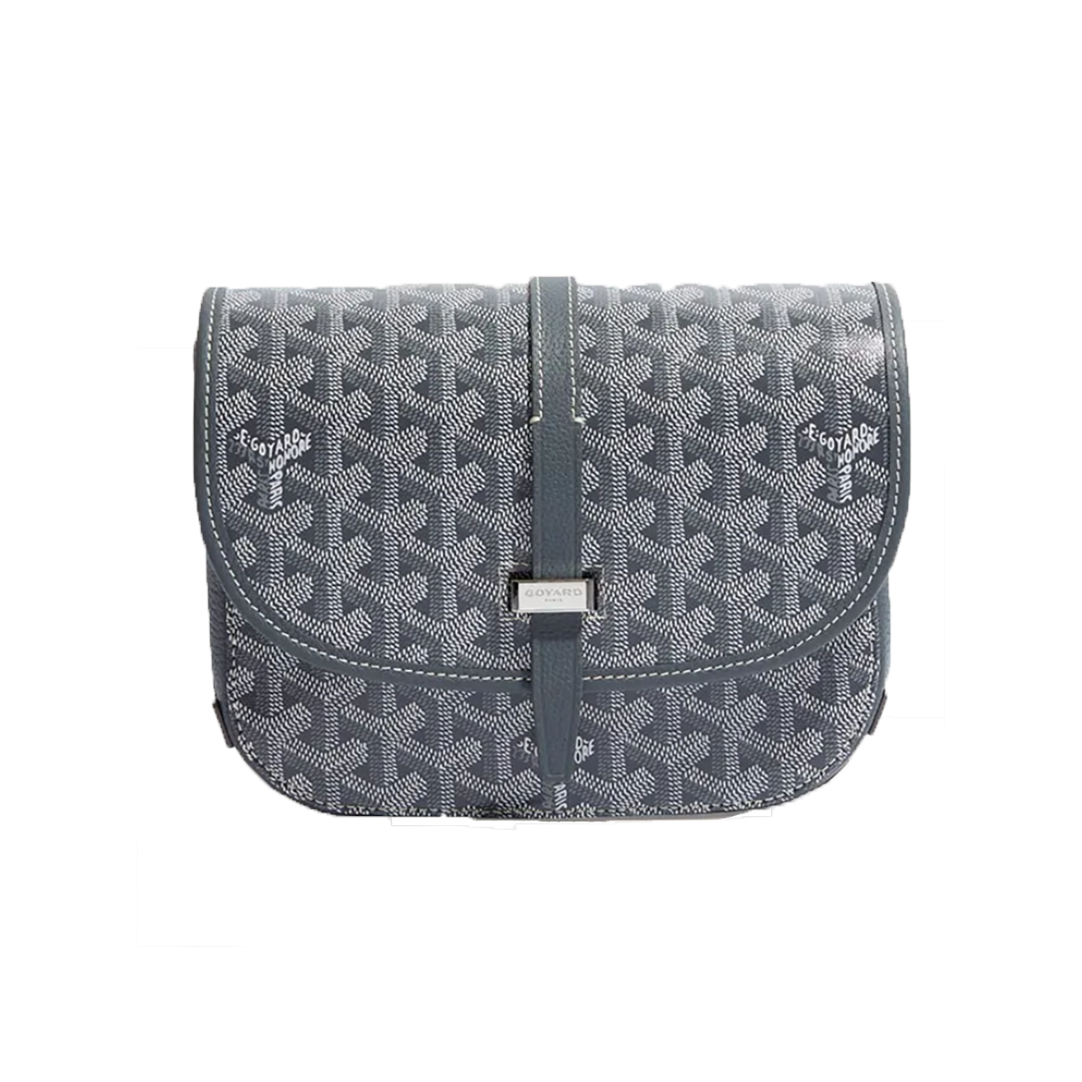 GOYARD BELVEDERE PM BAG IN GREY