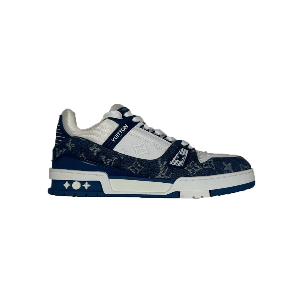 PRELOVED LOUIS VUITTON DENIM BLUE TRAINERS
