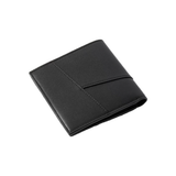 LOEWE PUZZLE LOGO-EMBOSSED LEATHER WALLET IN BLACK