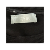 DIOR DANIEL ARSHAM LOGO T-SHIRT IN BLACK