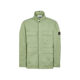 STONE ISLAND 4 POCKET MICRO TWILL JACKET ON GREEN