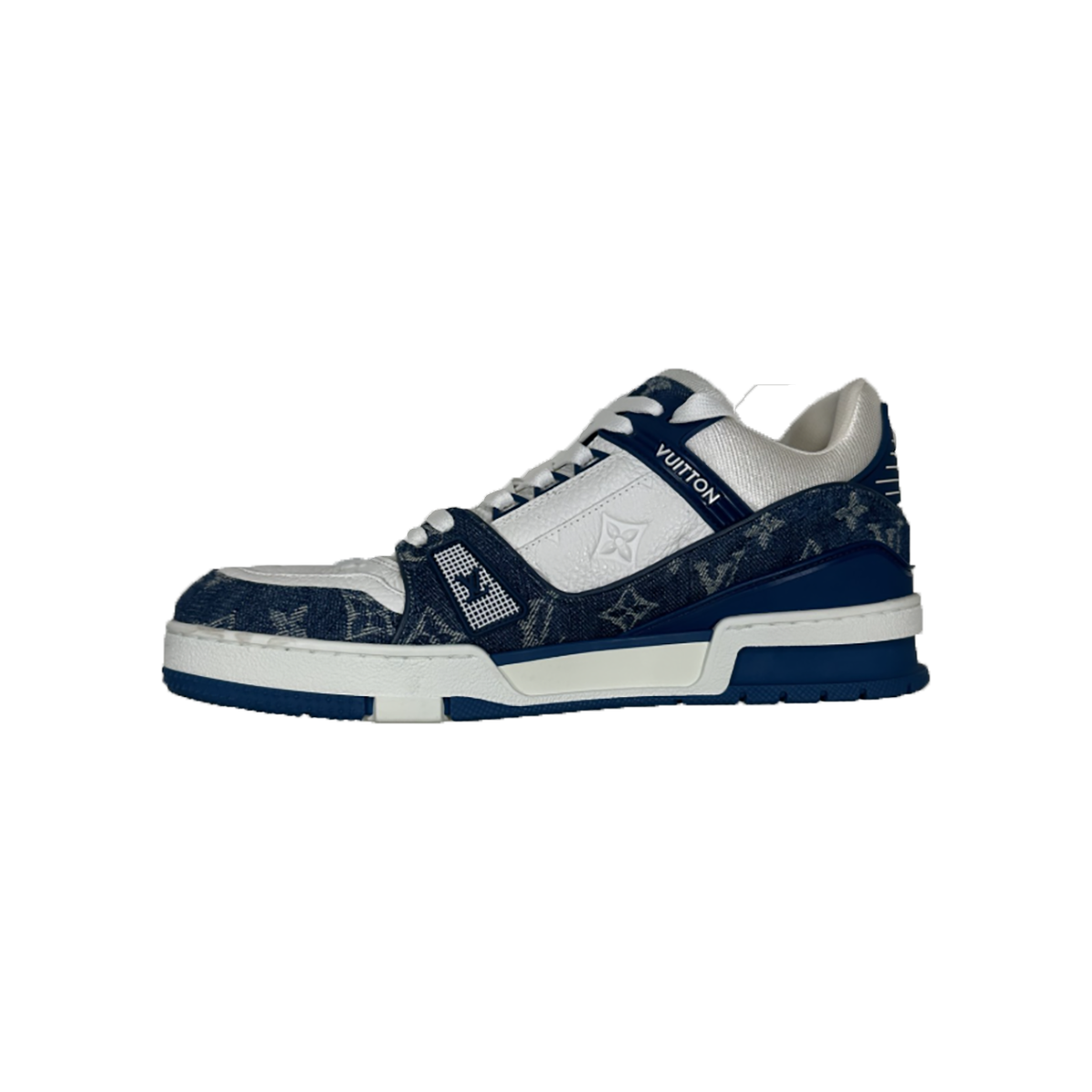PRELOVED LOUIS VUITTON DENIM BLUE TRAINERS