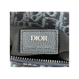 PRELOVED DIOR OBLIQUE SADDLE BAG IN BLACK & BLUE