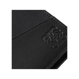 LOEWE PUZZLE LOGO-EMBOSSED LEATHER WALLET IN BLACK