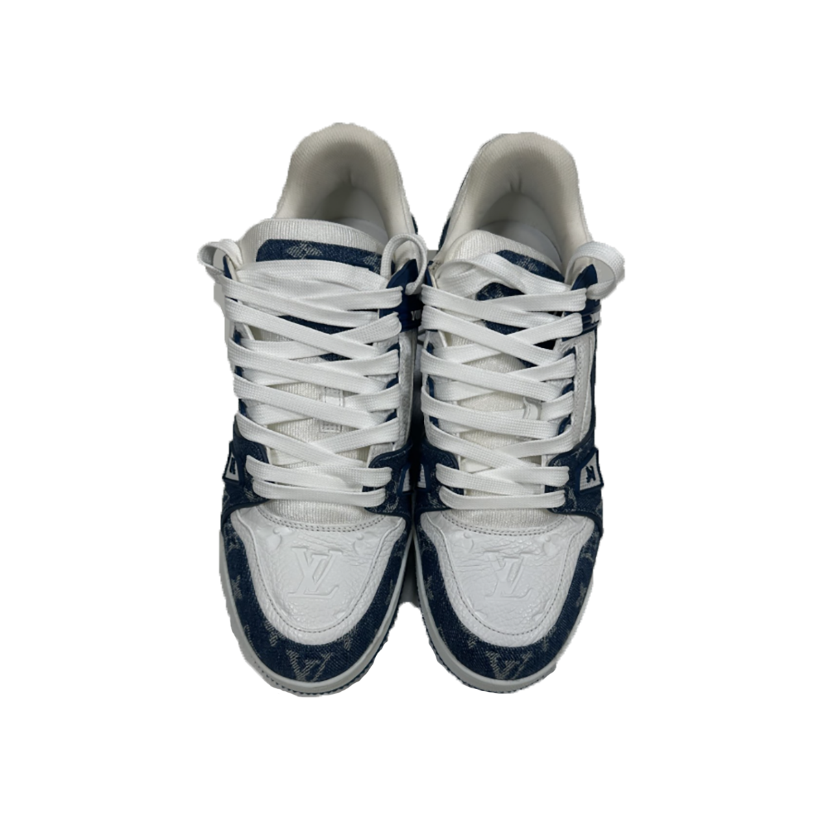 PRELOVED LOUIS VUITTON DENIM BLUE TRAINERS