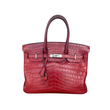 PRELOVED HERMES ROUGE CROCODILE BIRKIN 35