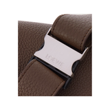 LOEWE PUZZLE EDGE SMALL LEATHER BUM BAG IN BROWN