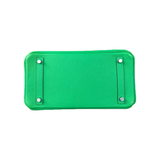 HERMES BAMBOO TOGO BIRKIN 30 BAG IN GREEN